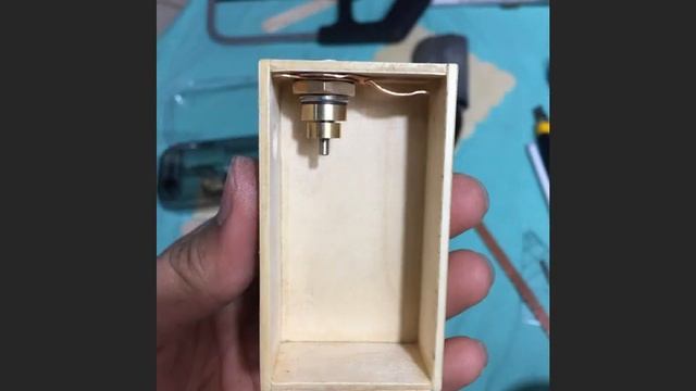 Wood Vape Squonk Box Mod Version 1 Full Mechanical do it yourself