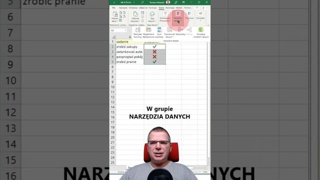 Jak w Excelu zrobić listę rozwijaną? #microsoftexcel
