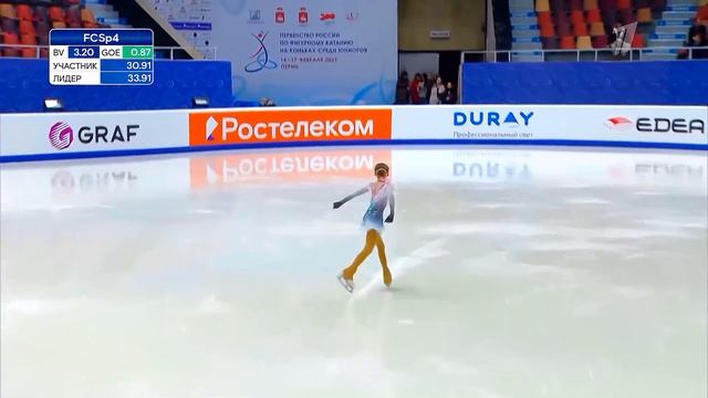 Любовь РУБЦОВА КП 15.02.2023 Первенство России среди юниоров
