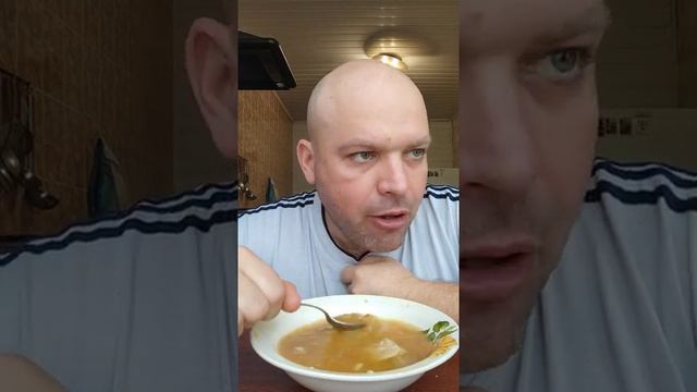 МУКБАНГ гороховый суп/ОБЖОР