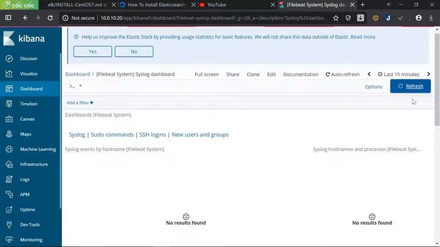 Linux 1 | Hướng dẫn cài đặt chi tiết ELK Stack trên CentOS 7 với FileBeat và MetricBeat  | Tập 2