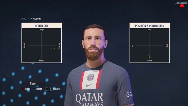 Sergio Ramos Pro Clubs Face Creation - FIFA 23