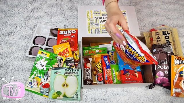 Вкусный обзор ?? Asia BOX  Обзор на азиатские вкусняшки ?? азиатские сладости  Бокс Wildberries