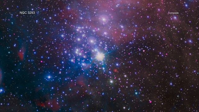 Тур по NGC3293: Чандра наблюдает, как звезды расширяют допустимые пределы в рентгеновском диапазоне
