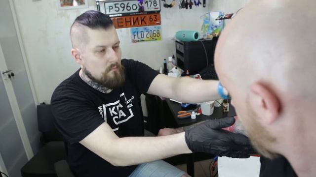 Ken Tattoo. Tattoo in Moscow. Suprasorb F by @nusr_et