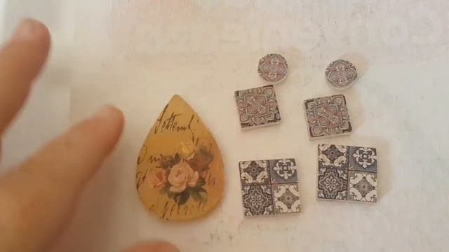 DIY cabochon resina  Washi tape - Collaborazione Craspire