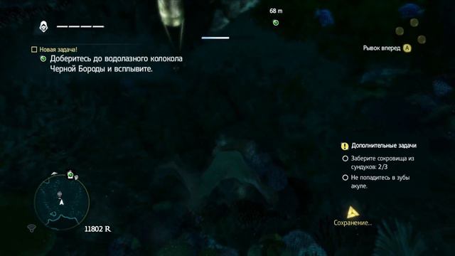 Assassin's Creed 4 Black Flag. Прохождение. Часть 20 (Миссия под водой)