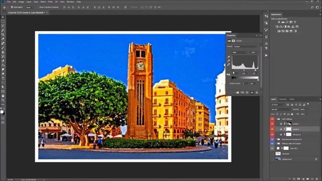 Paint Portrait Photoshop Action Tutorial