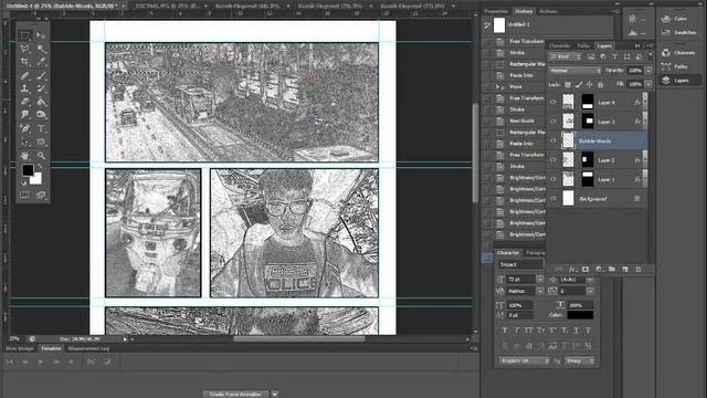 Making Comic from Photos - Photoshop Tutorial