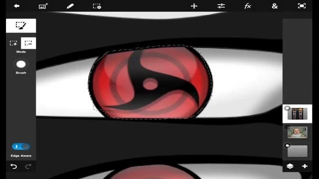 Photoshop Touch Tutorial: How to Edit Your Eyes EASY