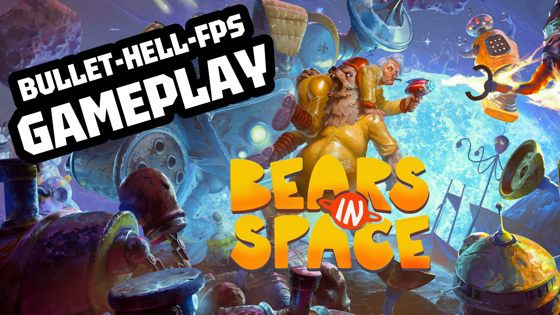BULLET-HELL-FPS GAMEPLAY | BEARS IN SPACE #bearsinspace #fps #gameplay
