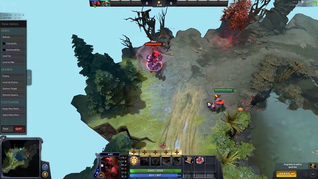 DotA 2 playing with(or around) lotus orb
