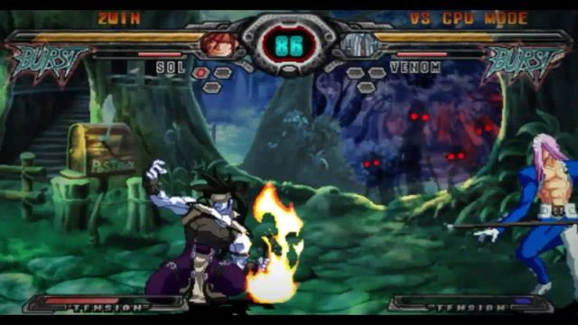 [Guilty Gear XX Accent Core Plus] Sol Badguy vs Venom - You Only Have To Decide It