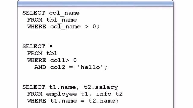 Mysql работа с базой данных урок 4