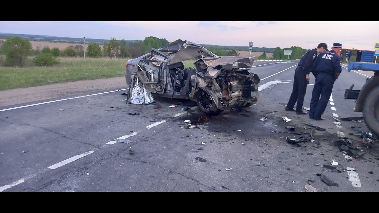 Жуткое ДТП произошло на трассе Кунгур - Лысьва, у отворота на д. Перебор. 21.05..2021 г.