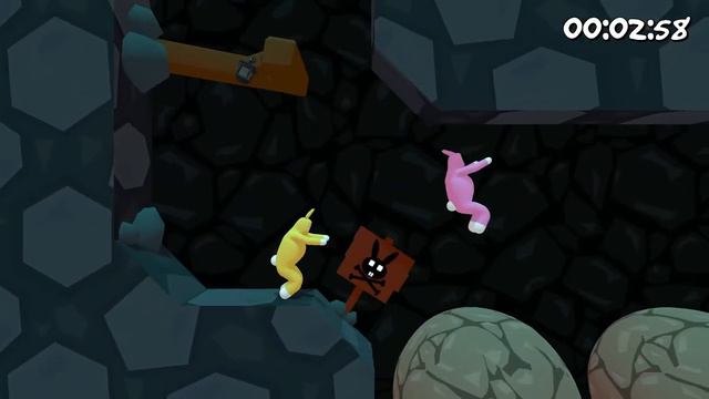 Веселимся с морковкой | Super Bunny Man co-op #3