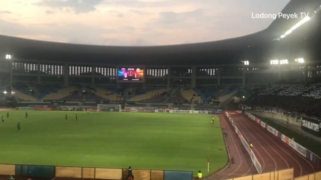 Koreo Brigata Curva Sud (BCS) Piala Presiden 2022. PSS Sleman vs Persita Tangerang