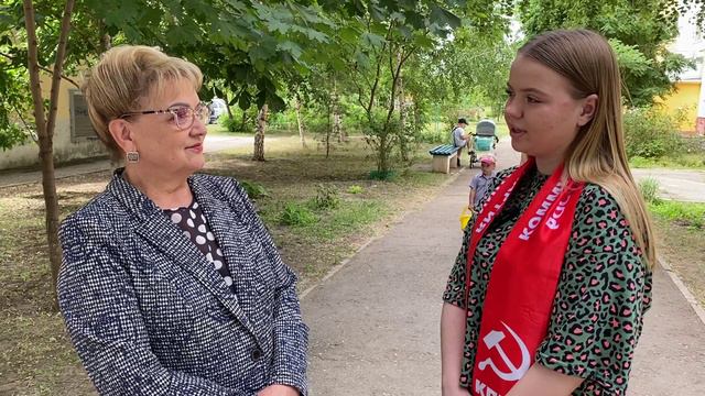 Интервью Алимовой О.Н. пресс-службе Энгельсского райкома КПРФ.