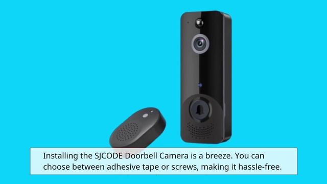 ? SJCODE Wireless Doorbell Camera Review: AI Human Detection and 2-Way Audio for Enhanced Security!