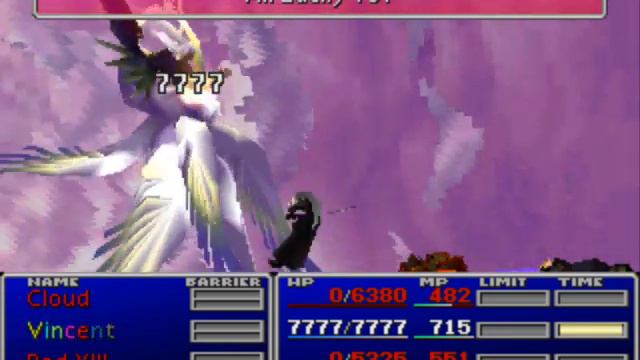 Final Fantasy VII - All Lucky 7s With Sephiroth