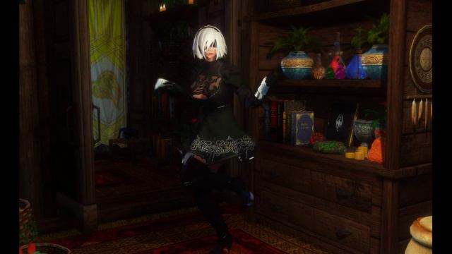 Skyrim - Sexy Dance (2B, Nier Automata)