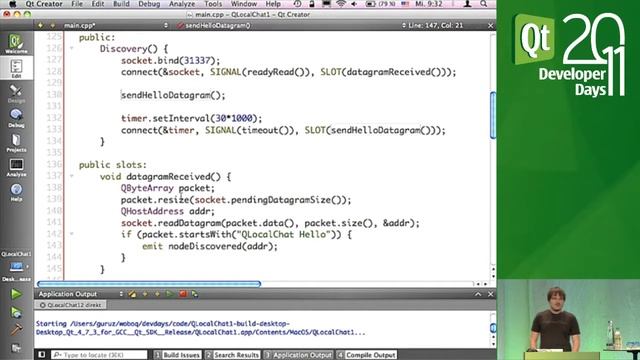 Qt DevDays 2011, Basic Networking with Qt: Markus Goetz