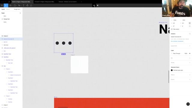 How To Design a responsive website with FIGMA (navigation Part 1)