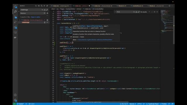 Live Programming React, Nodejs, TypeScript