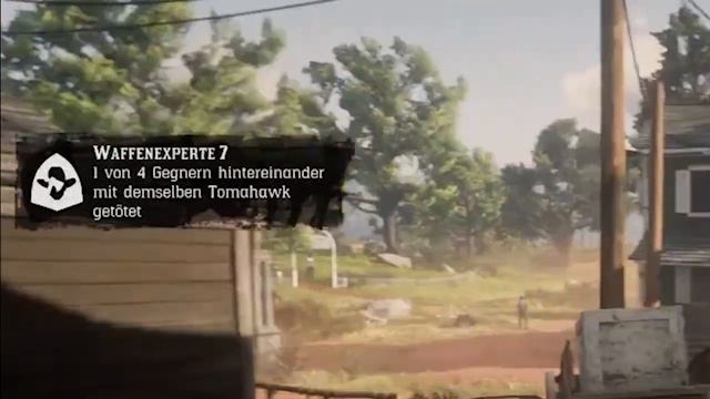 Waffenexperte Herausforderung 7 Red Dead Redemption 2 - Gegner mit demselben Tomahawk töten