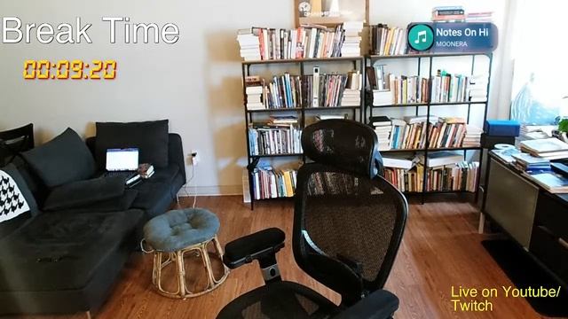 Focus/Study Live Stream with Lo-fi music | 50 minutes work, 10 minutes break | Lo-fi| Pomodoro