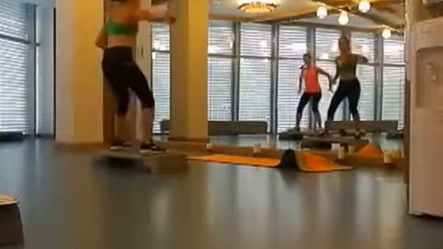 Степ аэробика для похудения видео