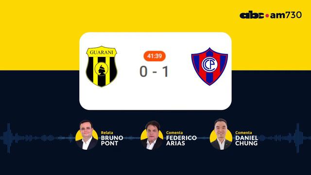 En vivo - GUARANÍ vs CERRO PORTEÑO - Apertura 2024 - ABC 730 AM