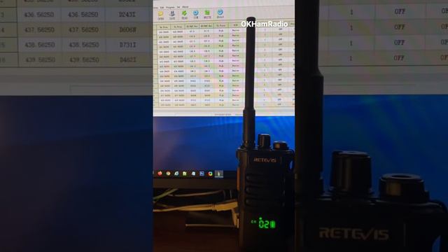 Частоты радиостанции Retevis RT86