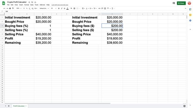 Crypto Profit Calculator