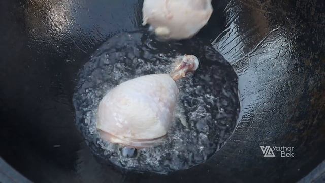 Готовим ДЫМЛЯМА из внутри капуста | Cooking the SMOKE from inside the cabbage | Yashar Bek