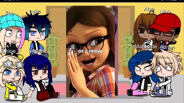 ?mlb react to??? pt2 adrinette zoenette  miraculous ladybug ?
