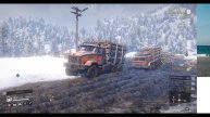 SnowRunner - Амур 59% Чернокаменск. Космодром. Очень долгое прохождение, соло, по дефолту