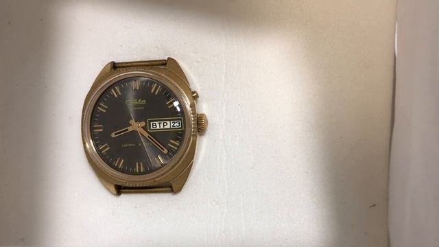 Мужские наручные механические часы Слава из СССР