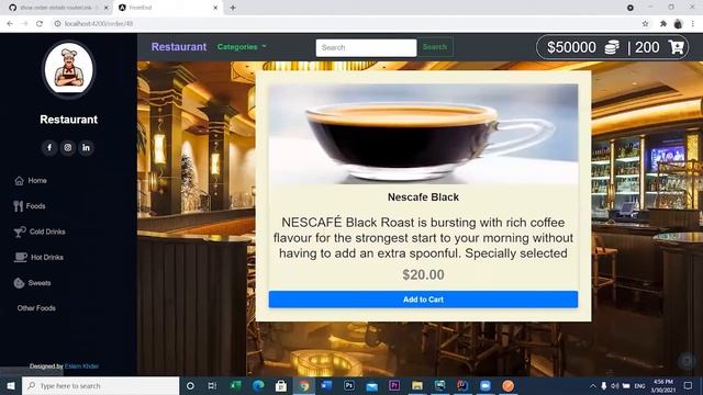 show order-details routerLink