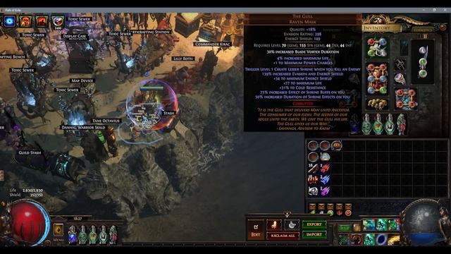 Pop Legions Without Moving. 675% AoE Blade Vortex Showcase - Path Of Exile 3.21