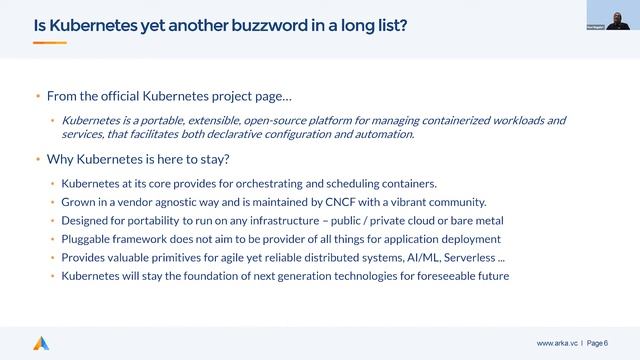 The Business Value of Kubernetes and App Modernization | Arka Talks