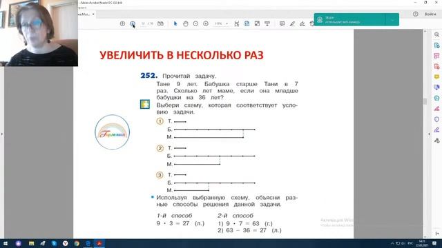 Методические особенности организации учебной деятельности учащихся.  Математика, 4 четверть 2 класс