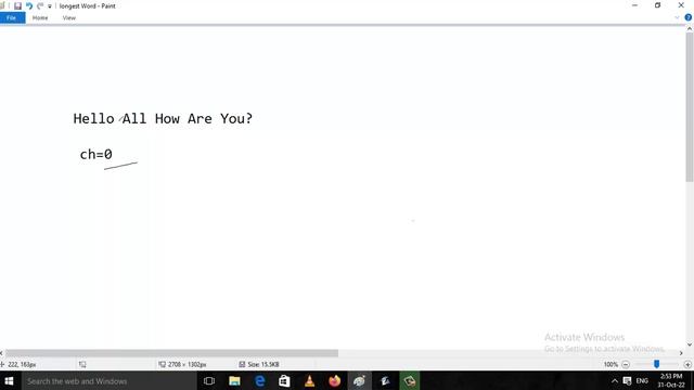 Java Program to Count Total Number of Words in a String  || count number of words in  String in jav