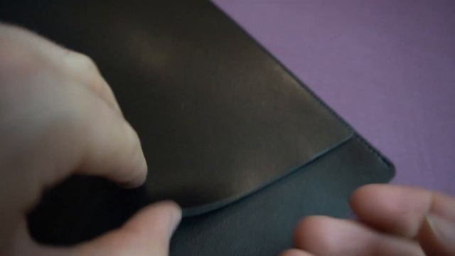 UNBOXING Notebook Leather Sleeve for 13' Notebooks