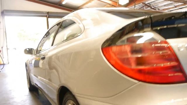 Mercedes Benz C180 Kompressor Coupe 2002 Silver