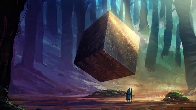 Левитирующий Магический Куб | Magic Floating Cube – Fantasy Artwork - Живые Обои