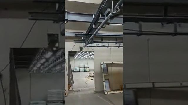 Трубчатые подвесные пути в цех убоя свиней, КРС