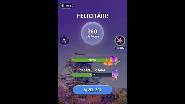 [2021] WOW | Words of Wonders | Limba Romana | Japonia - Castelul Osaka Niveluri 353 - 368