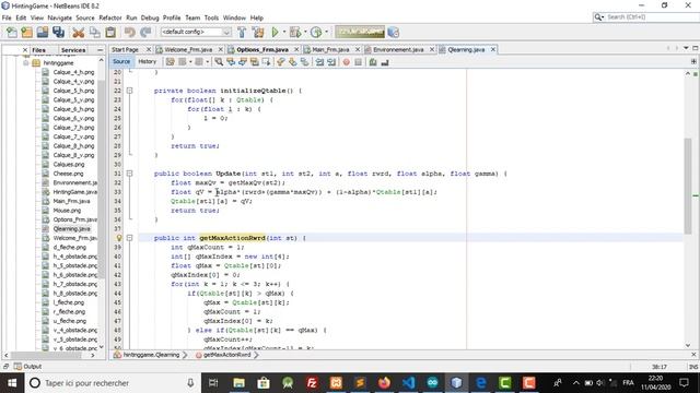 Reinforcement Learning For Hinting Games - JAVA - تقديم