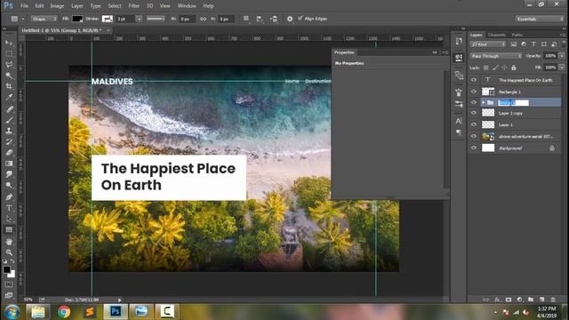PSD To Html : Part 1 - PSD Templates Design in Photoshop